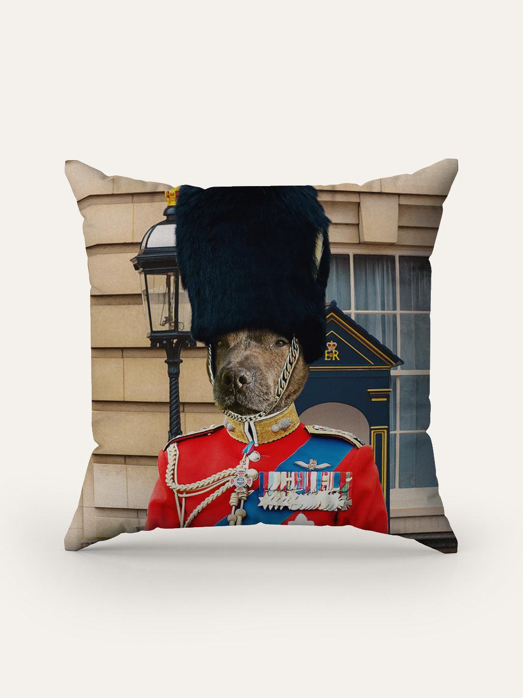 The Queen's Guard - Custom Pet Cushion - Purr & Mutt