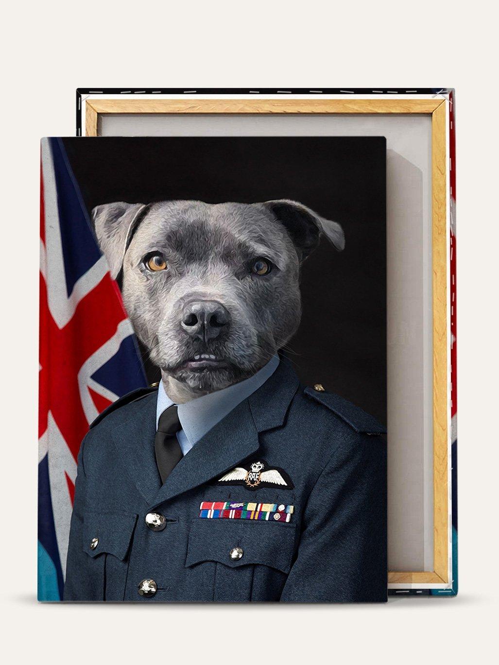 The RAF Officer – Custom Pet Canvas - Purr & Mutt
