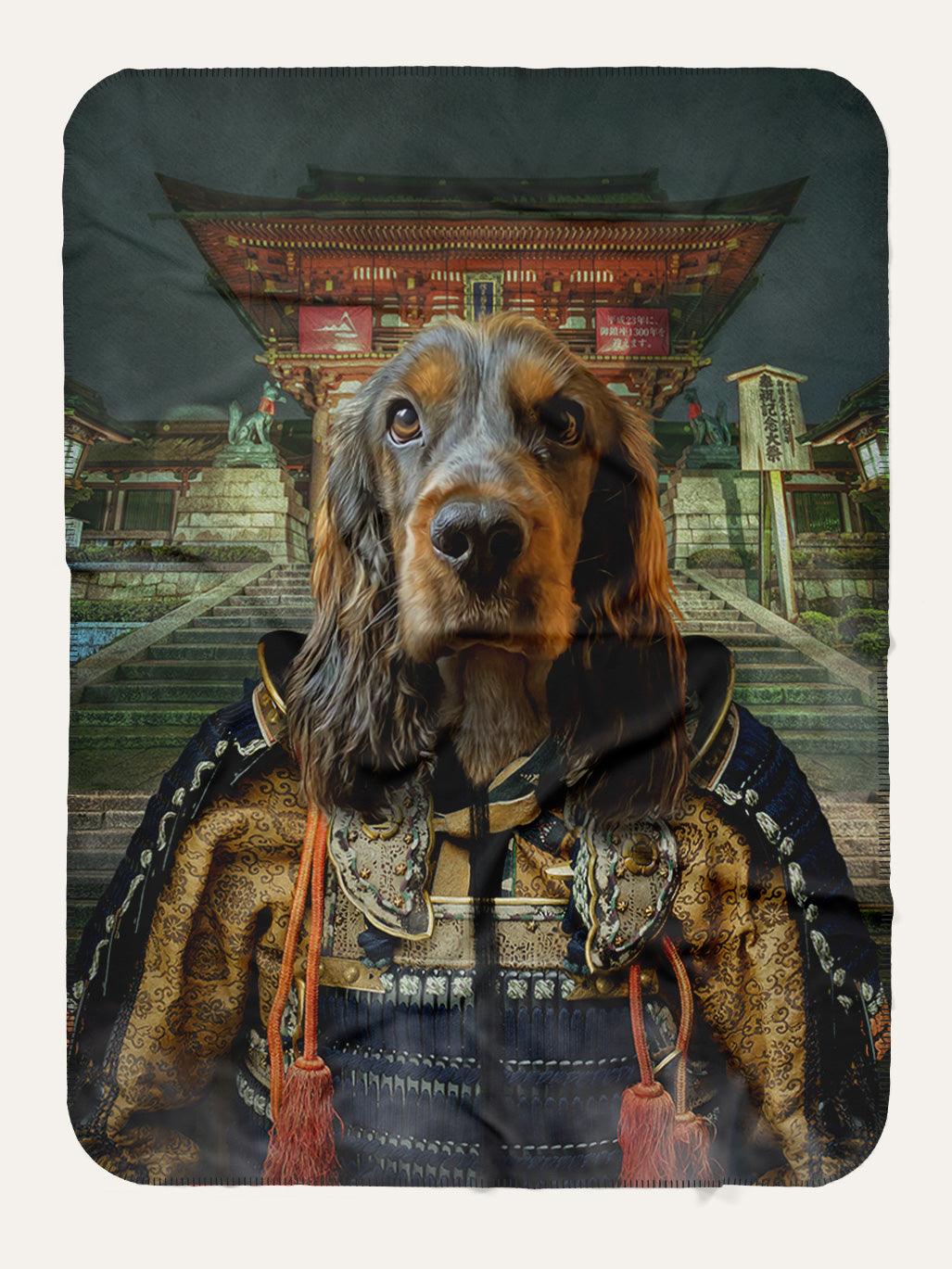 The Samurai - Custom Pet Blanket - Purr & Mutt
