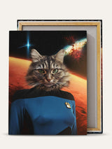 The Space Voyager (Female) – Custom Pet Canvas - Purr & Mutt