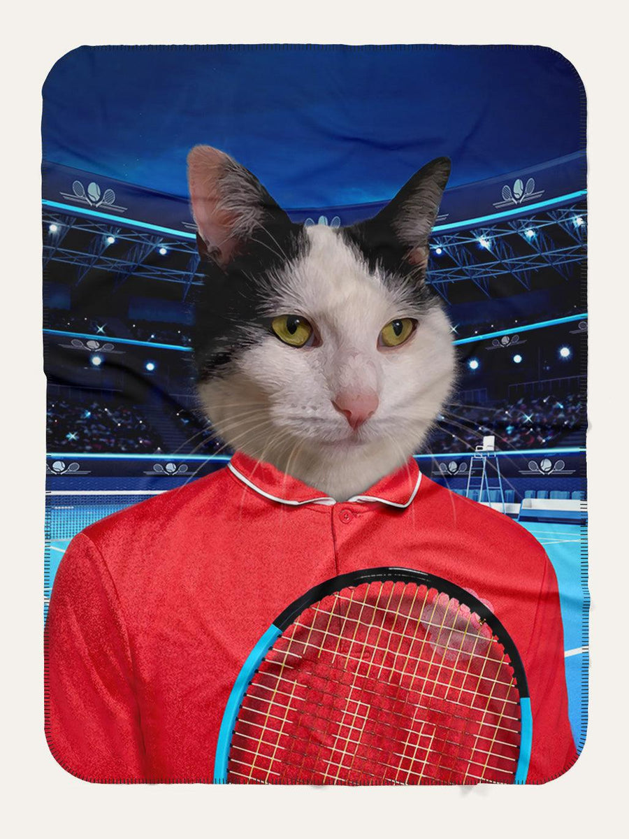The Tennis Player - Custom Pet Blanket - Purr & Mutt
