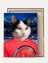 The Tennis Player - Custom Pet Canvas - Purr & Mutt